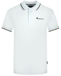 Aquascutum - London Tipped Polo Shirt Cotton - Lyst