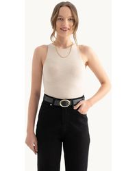Hiccup - Basic Halter Neck Tank Top - Lyst