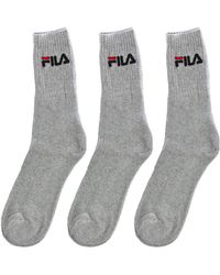 Fila - Pack-3 Hoge Sokken F9505 - Lyst