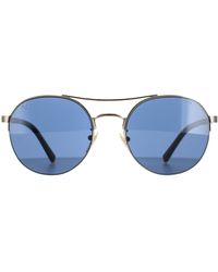 Police - Aviator Shiny Light Spla24 Lewis 03 Metal - Lyst