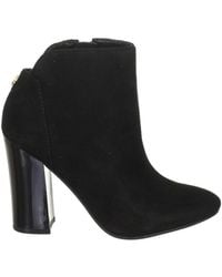 Guess - Heeled Ankle Boots With Round Toe Fllua3sue09 Woman - Lyst