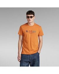 G-Star - G-Star Raw Multi Logo Graphic T-Shirt - Lyst