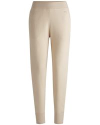 BOSS - Faboosia Solid Patterned Slim Joggers - Lyst