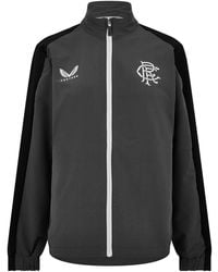 Castore - Rangers Fc Mock Neck Relaxed Fit Track Jacket - Lyst