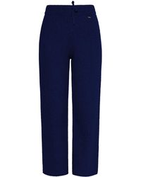 Dreimaster - Gebreide Broek Dames Marine - Lyst