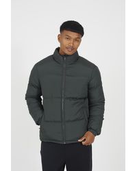 Brave Soul - Funnel Neck Padded Jacket - Lyst