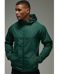 BoohooMAN - Active Shower Resist Ripstop Regular Fit Windbreaker - Lyst
