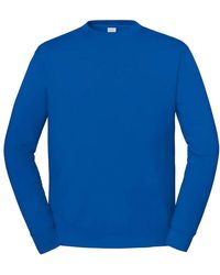 Fruit Of The Loom - Iconic Premium Set-In Sweatshirt (Royal) - Lyst