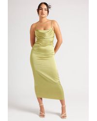 Urban Bliss - Belle Corset Midi Dress - Lyst