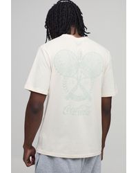 BoohooMAN - Tall Regular Coca Cola Tennis License Print T-Shirt - Lyst