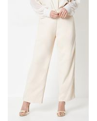 Wallis - Petite Contrast Side Stripe Straight Leg Trousers - Lyst