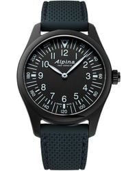 Alpina - Startimerx Balance Watch Al-187Bln4S6-Blk Rubber - Lyst
