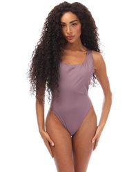 Off-White c/o Virgil Abloh - Logo Band Swimsuit - Lyst