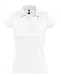 Sol's - Ladies Prescott Short Sleeve Jersey Polo Shirt Cotton - Lyst