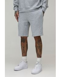 BoohooMAN - Tall Basic Slim Fit Jersey Short - Lyst