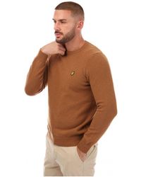 Lyle & Scott - And Crew Neck Lambswool Blend Jumper - Lyst