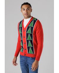 Tokyo Laundry - Festive Jacquard V-Neck Cardigan - Lyst