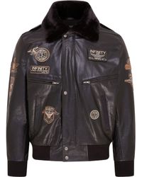 Infinity Leather - Us Air Force Bomber Jacket- Lieksa Lamb Leather - Lyst