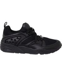 PUMA - Blaze Of Glory Ying Yang Leather Textile Lace Up Trainers 359687 02 - Lyst