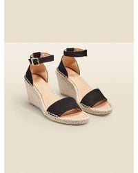 Sosandar - Poesy Suede Wedge Espadrille - Lyst