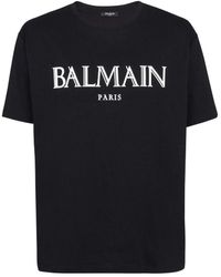 Balmain - Draped T-shirt - Lyst