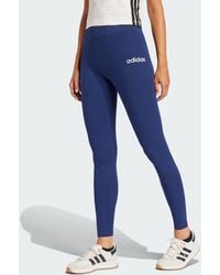 adidas - Essentials Linear Cotton Leggings - Lyst