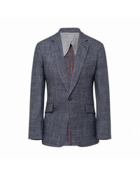 Hackett - Mayfair Wool, Silk & Cashmere Texture Jacket - Lyst