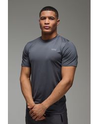 BoohooMAN - Active Regular Fit Performance T-Shirt - Lyst