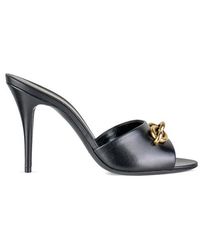 Saint Laurent - Muiltjes Le Maillon Zwart - Lyst