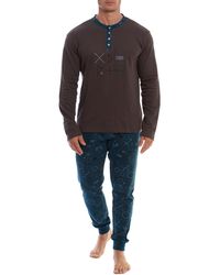 Kisses&Love - Klp4 Long Sleeve Winter Pajamas - Lyst