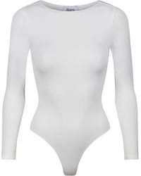 Ruey - Ladies Essentials Long Sleeve Bodysuit Sculpting Recycled Stretch Fit - Lyst
