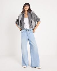 River Island - Wide Leg Jeans Pyjama Style Lyocell - Lyst