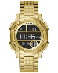 Guess - Gold Stainless Steel Watch - Lyst