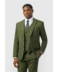 Limehaus - Single Breasted Long Sleeve Two Button Slim Fit Suit Jacket - Lyst