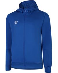 Umbro - Total Training Knitted Full Zip Hoodie (Royal/ - Lyst