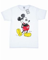 Disney - Mickey Mouse Classic Kick T-Shirt Cotton - Lyst