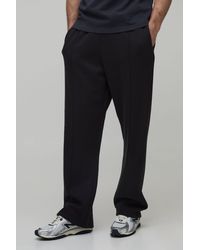 BoohooMAN - Straight Fit Pintuck Washed Jogger - Lyst