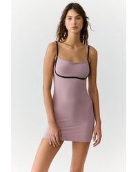Grimelange - Square Neck Color Block Bodycon Dress - Lyst