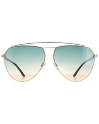 Tom Ford - Aviator Rose And Havana Gradient Binx Ft0681 Metal (Archived) - Lyst