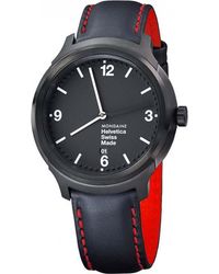 Mondaine - Mh1-B1221-Lb Helvetica Bold Watch - Lyst