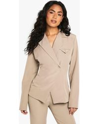 Boohoo - Pocket Detail Structured Blazer - Lyst