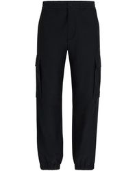 HUGO - Ginto242 Solid Patterned Cargo Pants - Lyst