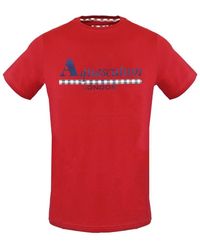 Aquascutum - Stitched Aldis Logo T-Shirt Cotton - Lyst