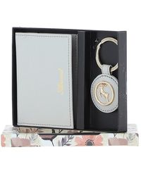 Ashwood Leather - Elegant Real Card Holder & Key Ring Set - Lyst