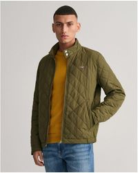 GANT - Quilted Windcheater Jacket - Lyst