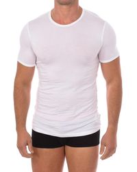 Bikkembergs - Fashion Bamboo Short Sleeve T-Shirt Bkk1Uts03Si - Lyst