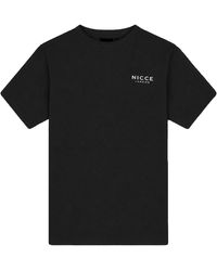 Nicce London - Flavur T-Shirt Cotton Short Sleeve Casual Everyday Tee Top - Lyst