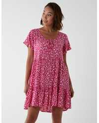 Blue Vanilla - Smock Mini Dress - Lyst