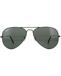 Ray-Ban - Sunglasses Aviator 3025 Polarized 002/58 62Mm Metal - Lyst