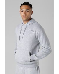 Firetrap - Cotton Rich Brushed Fleece Hoody With Kangaroo Pocket - Lyst